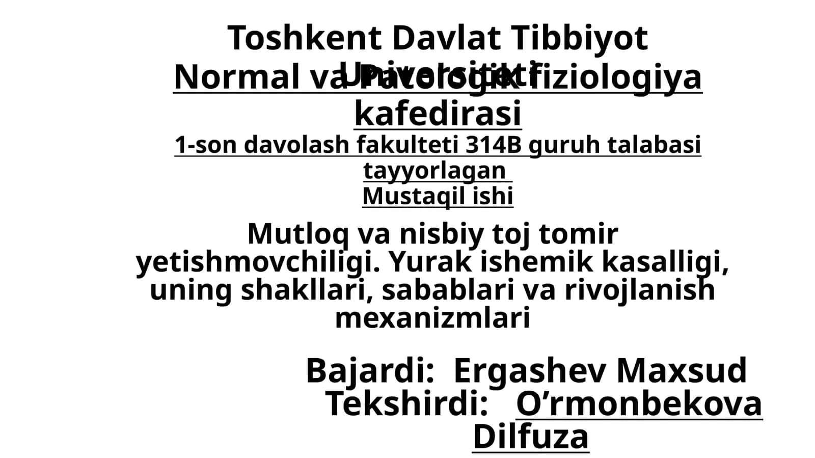 Mutloq vanisbiy tojtomir yetishmovchiligi 1