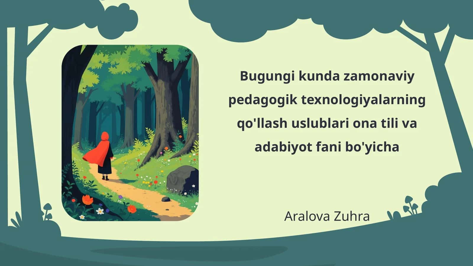 Zamonaviy pedagogik texnologiyalar 1