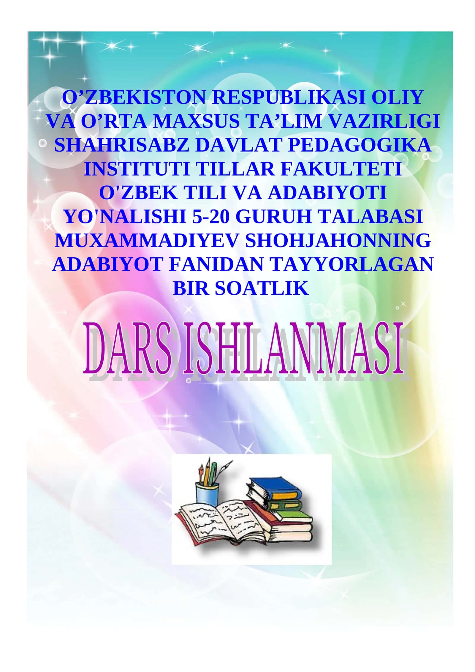 Adabiyot Fan Sinf 6 1