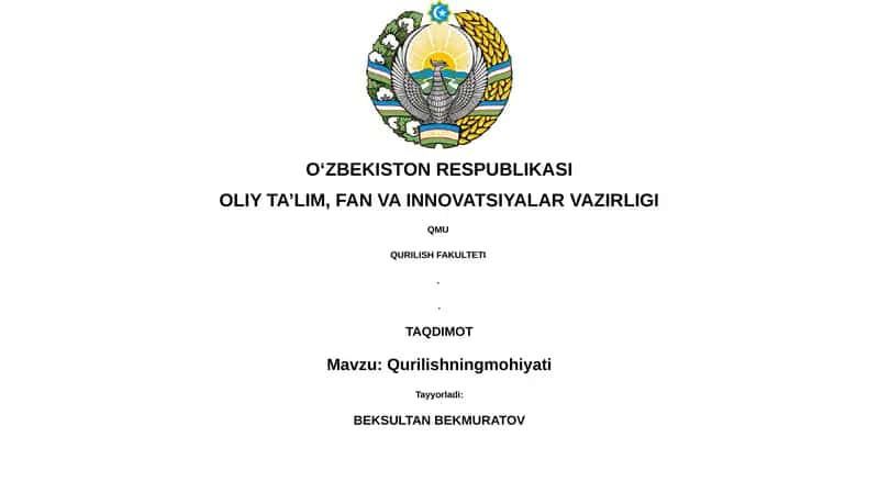 Qurilishningmohiyati 1
