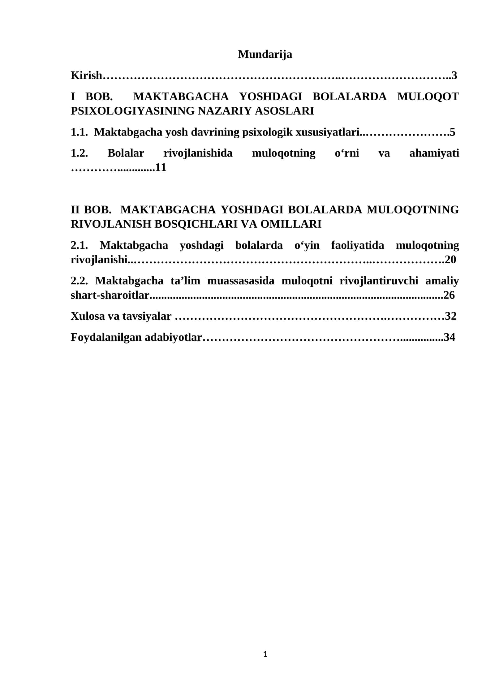 Maktabgacha yoshdagi bolalarda muloqot psixologiyasi 1