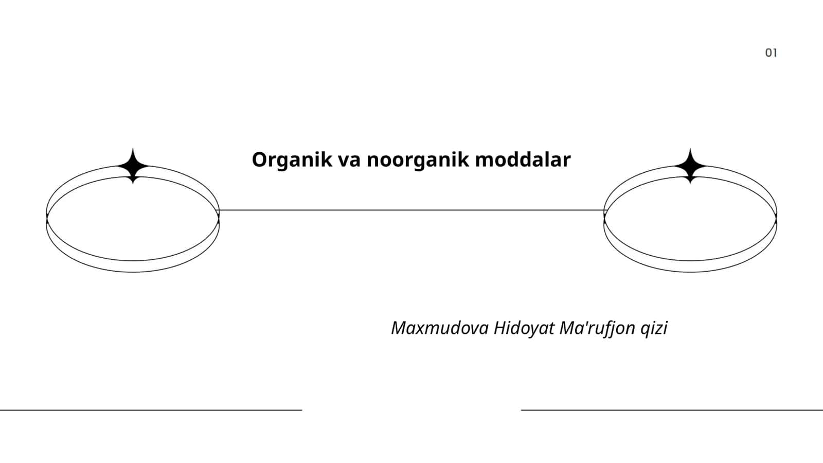 Organik va noorganik moddalar 1