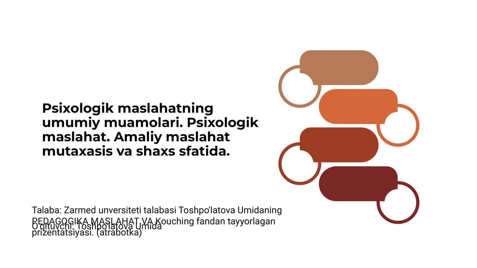 Psixologik maslahatning umumiy muamolari 1