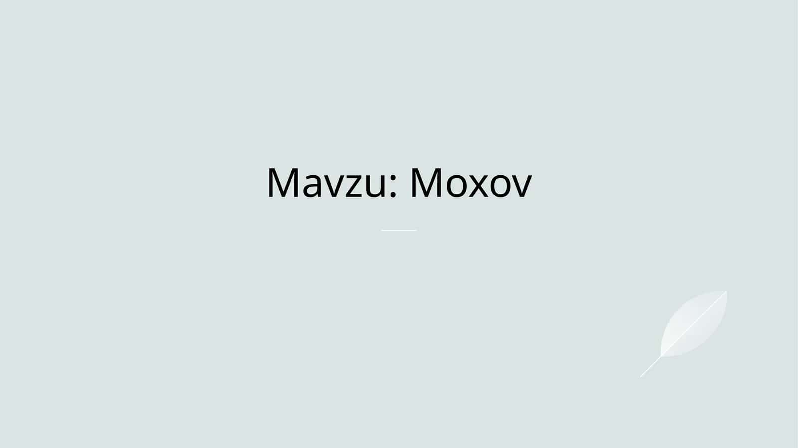 Moxov 1