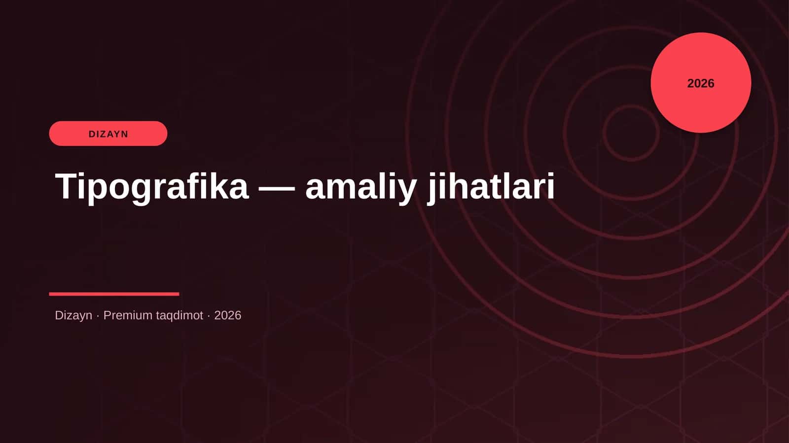 Tipografika — amaliy jihatlari 1