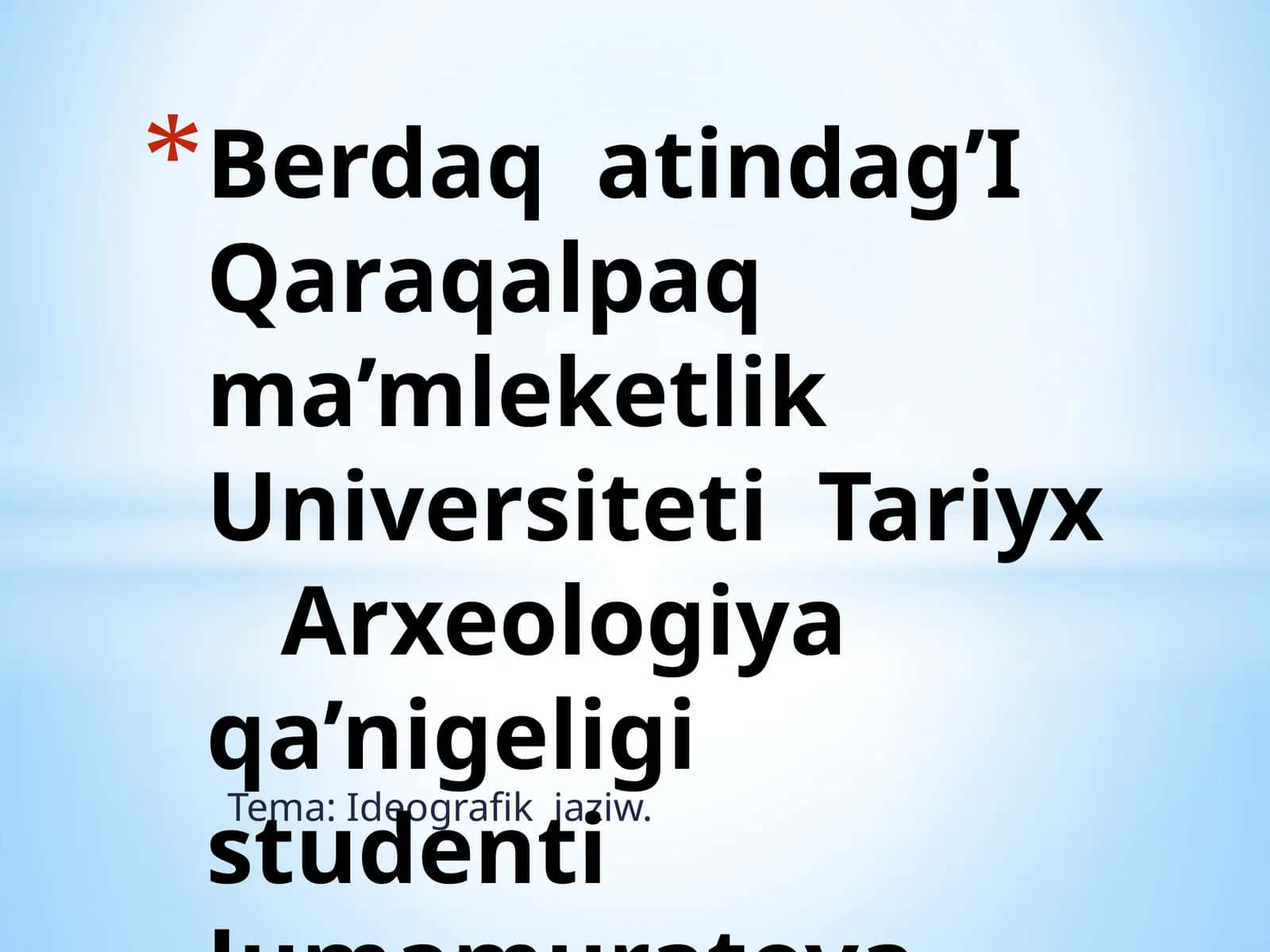 Ideografik jaziw 1