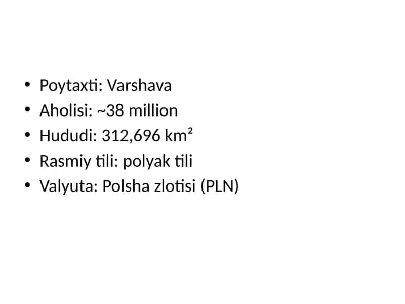 Polsha Davlati Tarixi 1