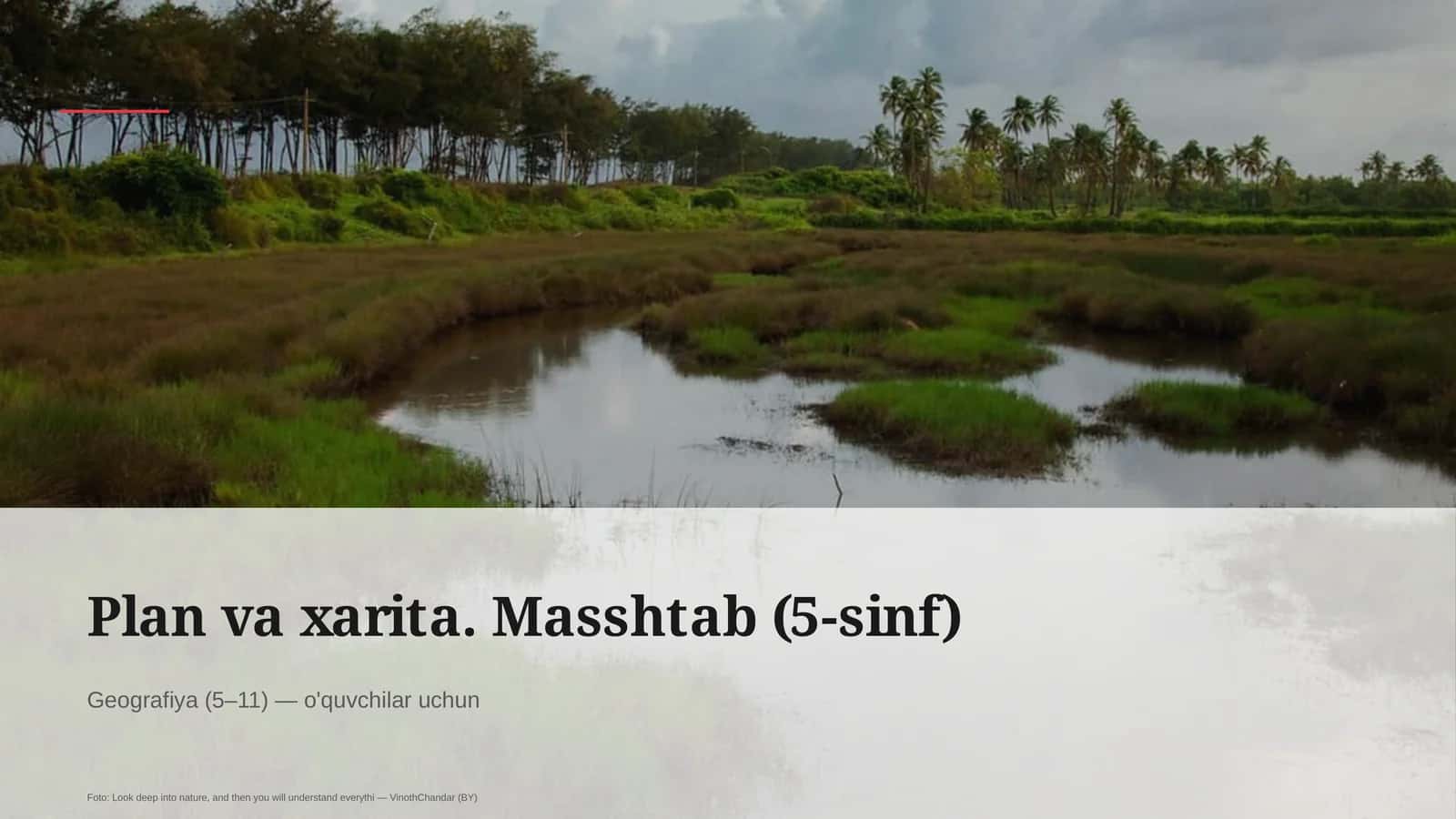 Plan va xarita. Masshtab (5-sinf) 1