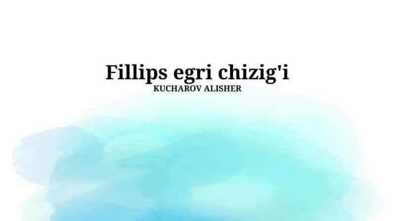 Filipps egri chizig'i 1