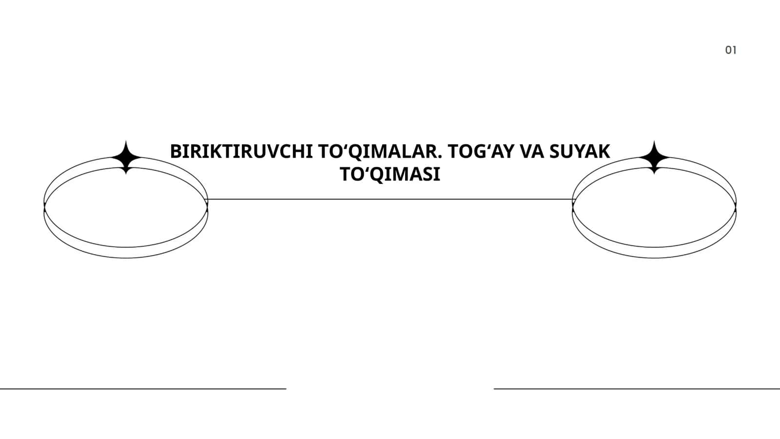 BIRIKTIRUVCHI TOʻQIMALAR. TOGʻAY VA SUYAK TOʻQIMASI 1