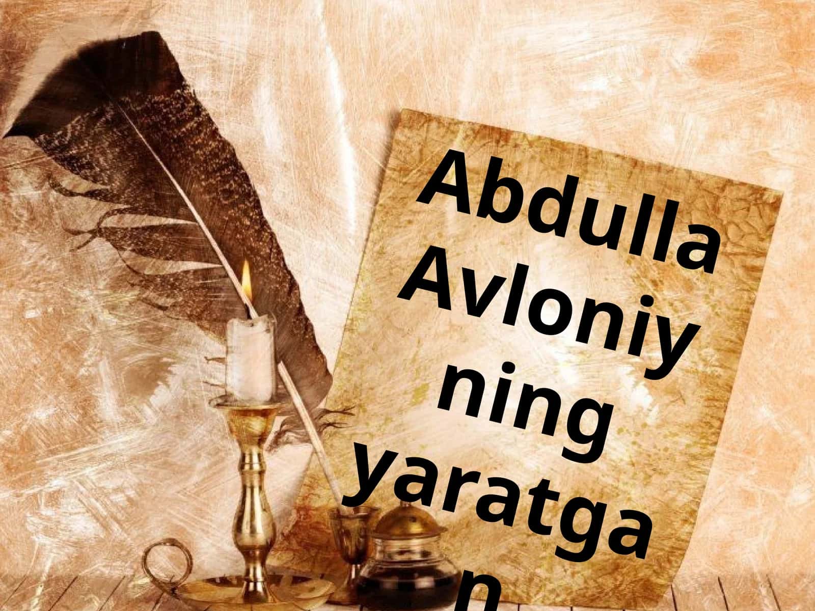 Abdulla Avloniyning yaratgan asarlari 1