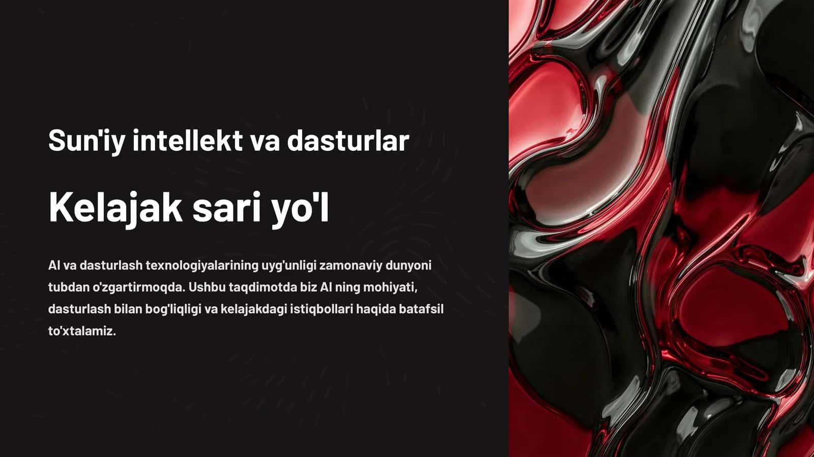 Sun'iy intellekt va dasturlar 1