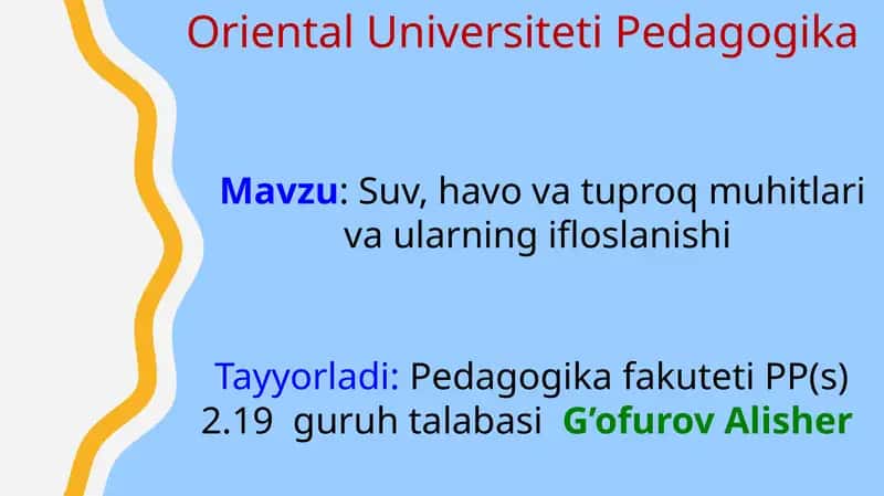 Oriental Universiteti Pedagogika 1