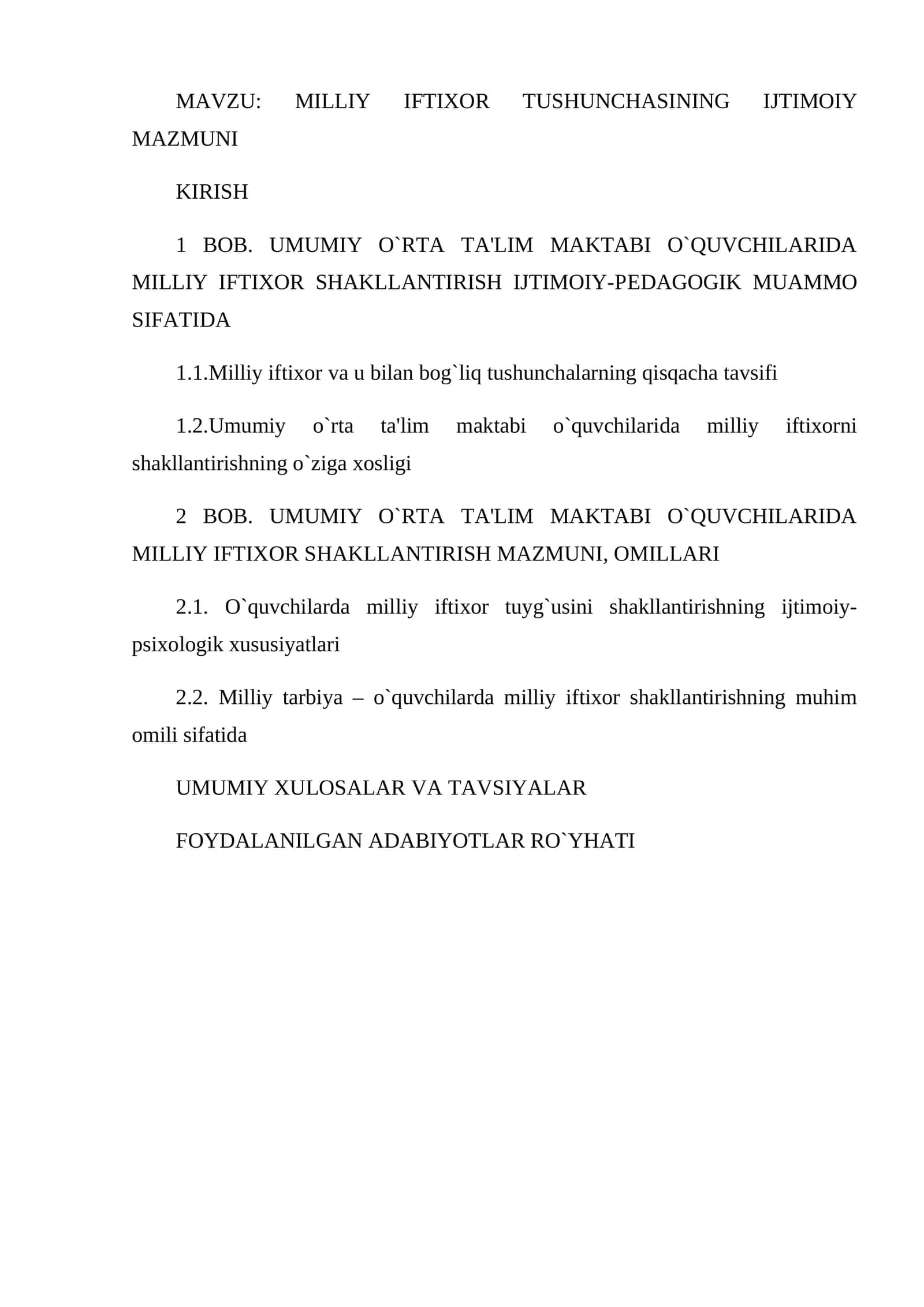 MILLIY IFTIXOR TUSHUNCHASINING IJTIMOIY MAZMUNI 1