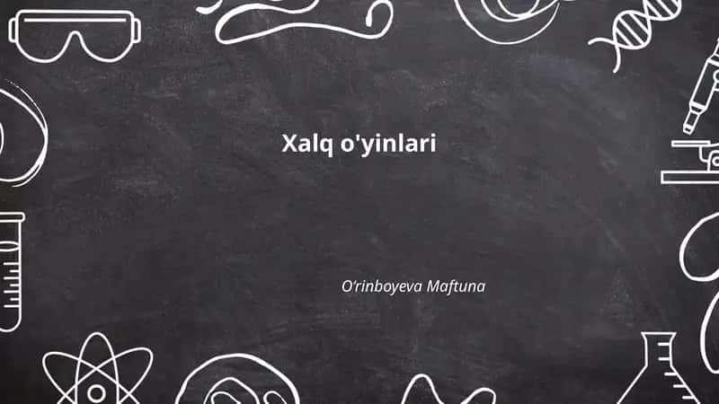 Xalq o'yinlari 1