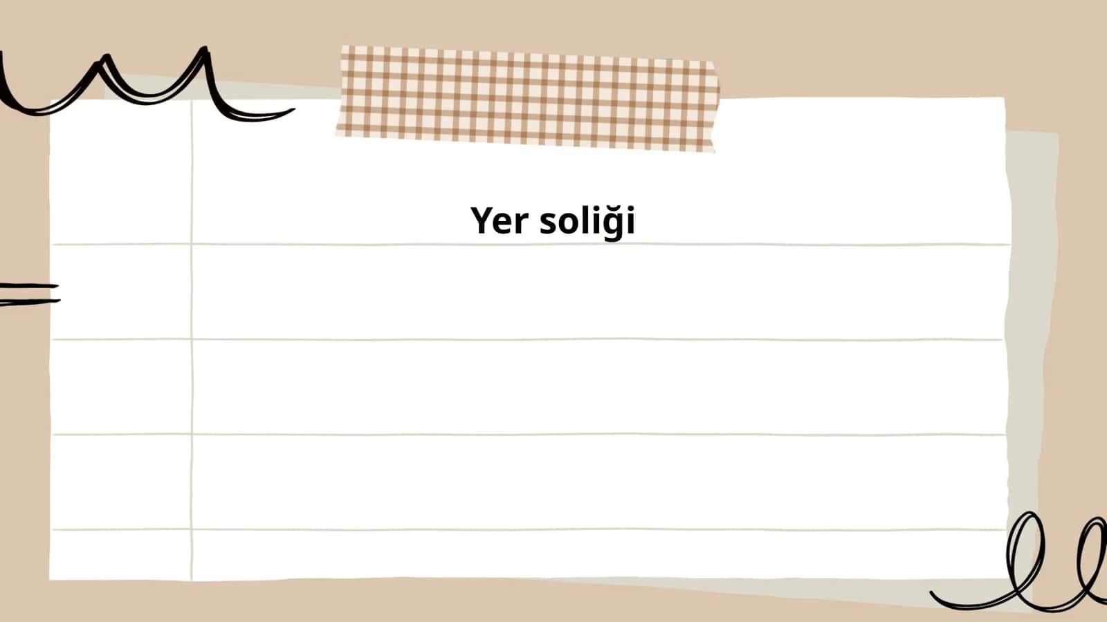 Yer soliği 1