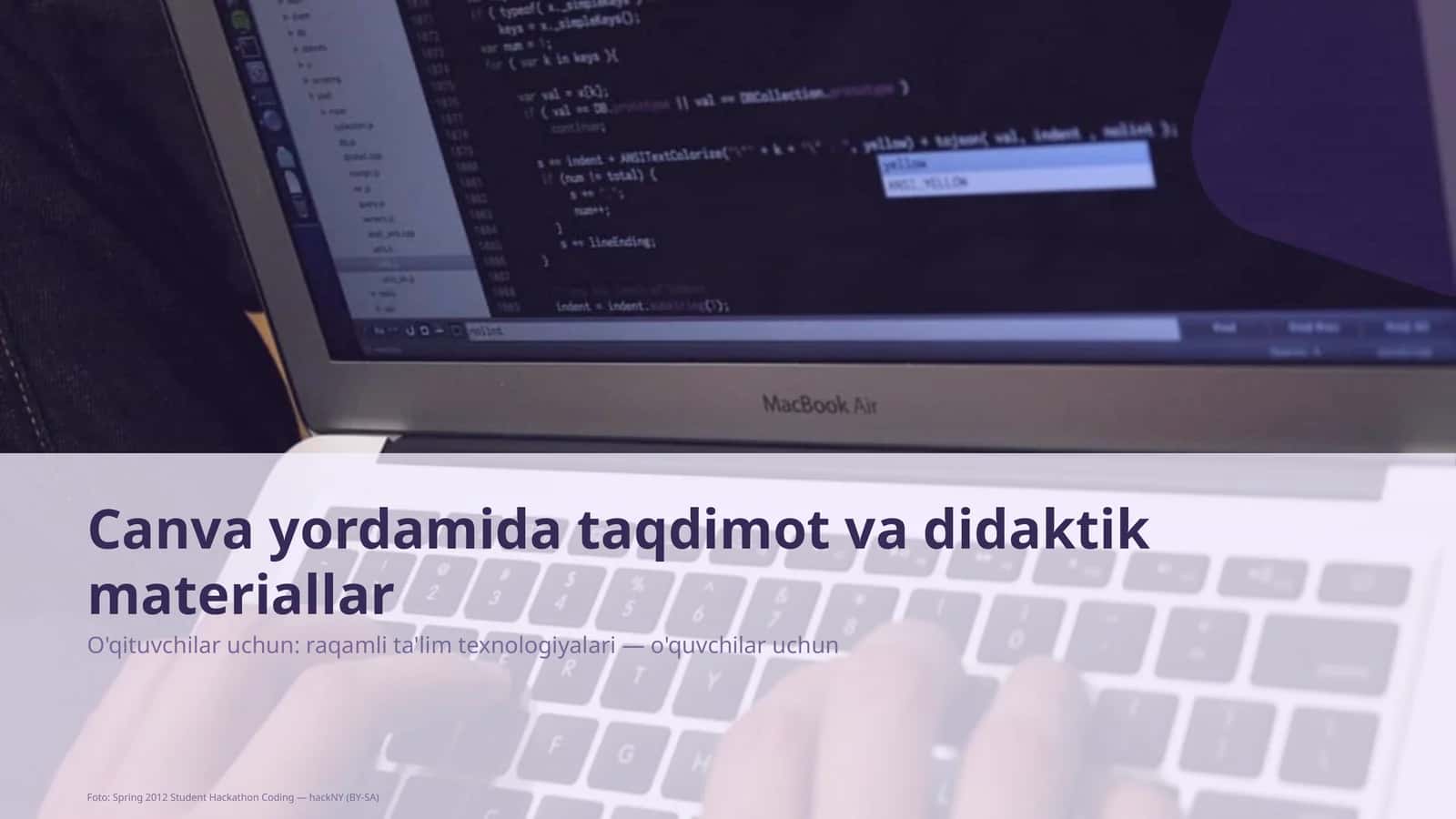 Dars rejasi 1