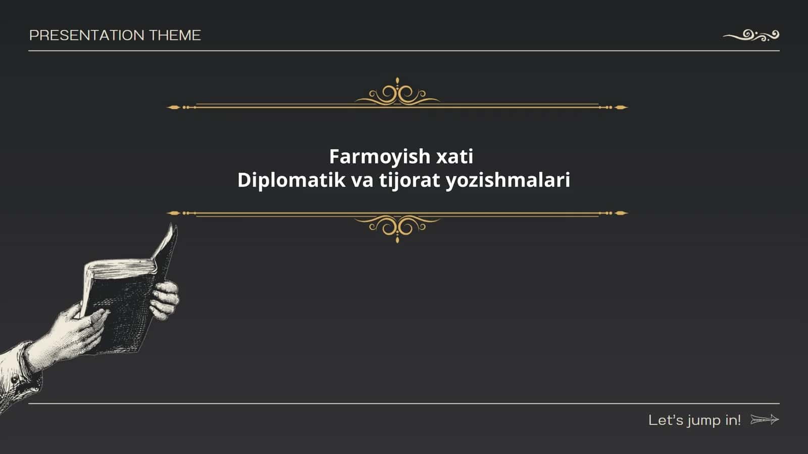 Farmoyish xati 1