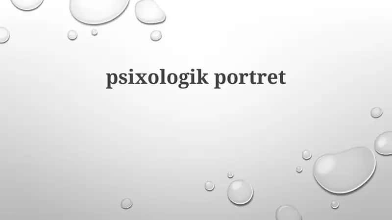 psixologikportret 1