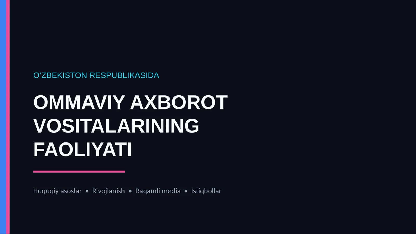 Ommaviy axborot vositalari 1