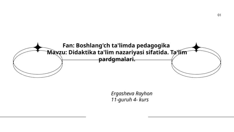 Didaktika ta'lim nazariyasi sifatida 1