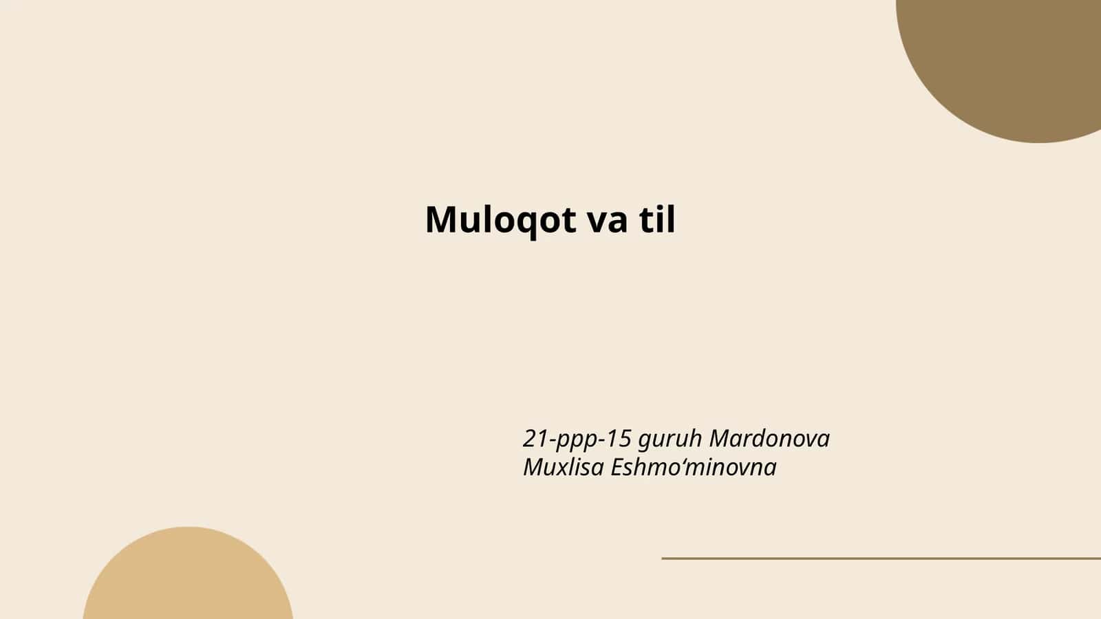 O'zbek tilining tarixiy rivojlanishi 1