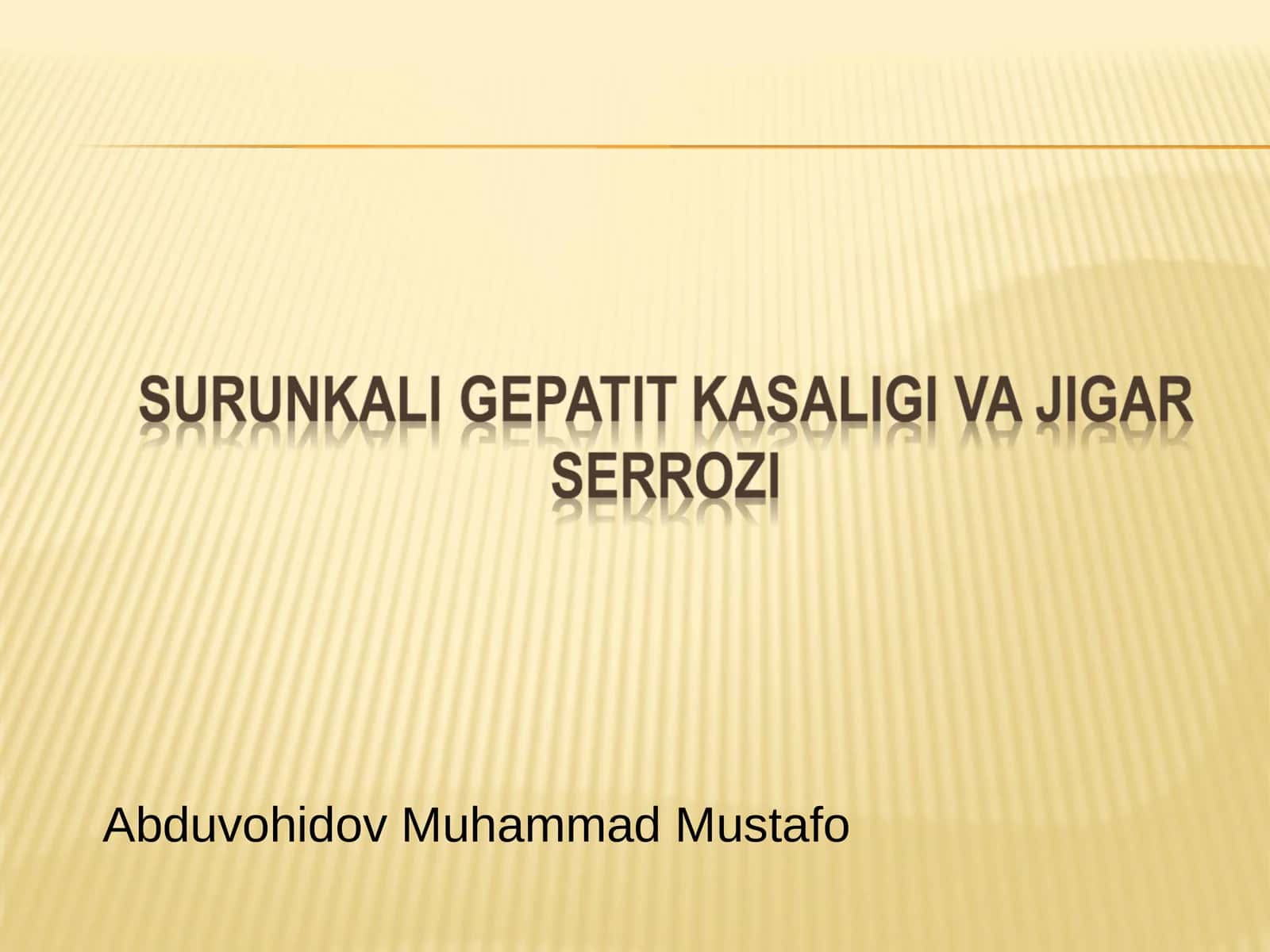 SURUNKALI GEPATIT 1