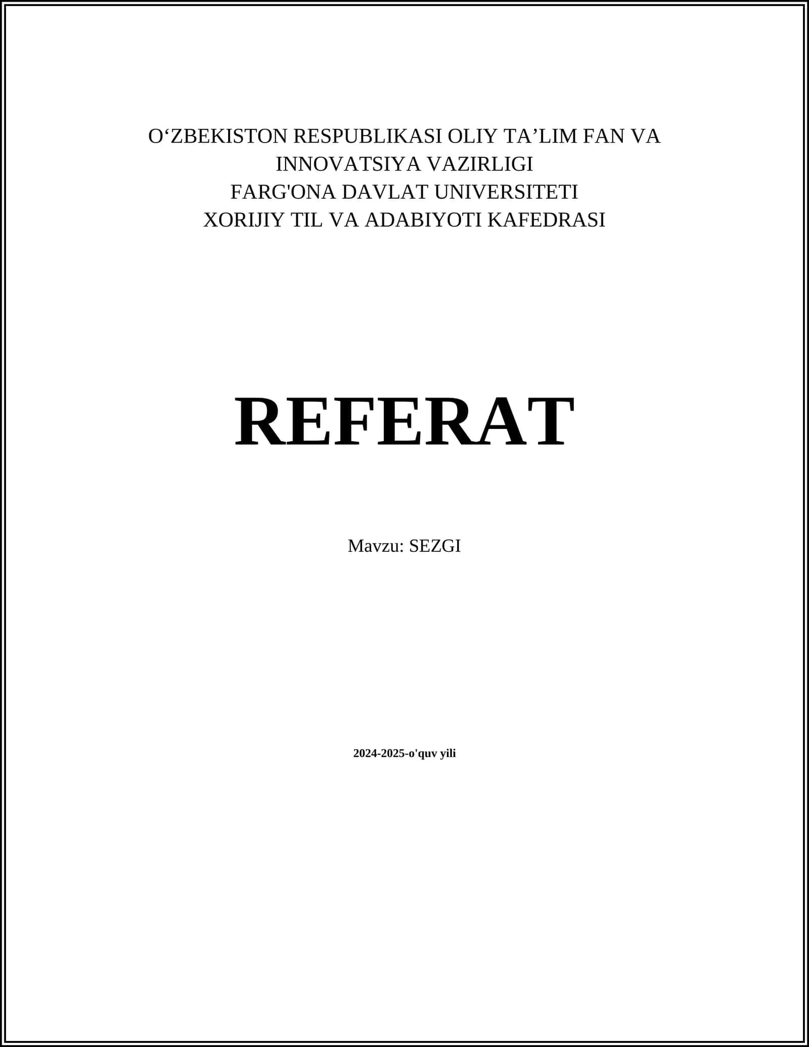 SEZGI 1