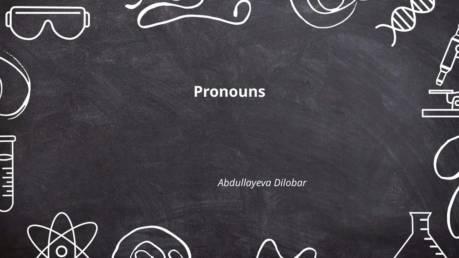 Pronouns 1