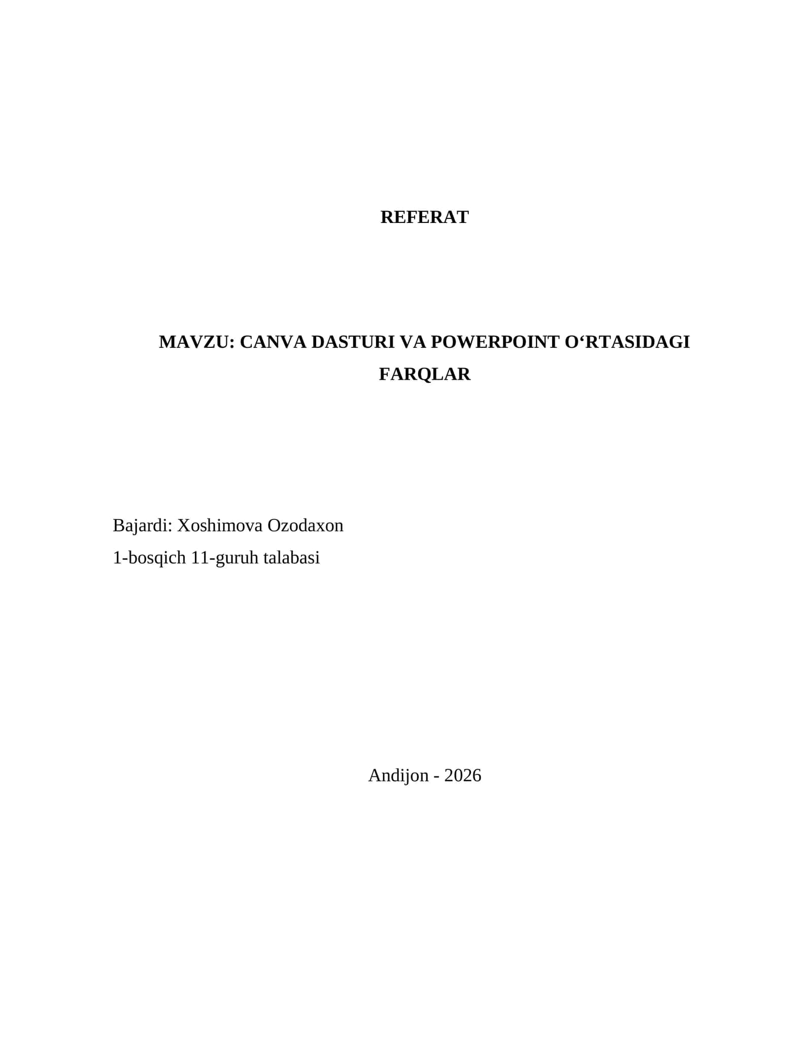 CANVA DASTURI VA POWERPOINT O‘RTASIDAGI FARQLAR 1