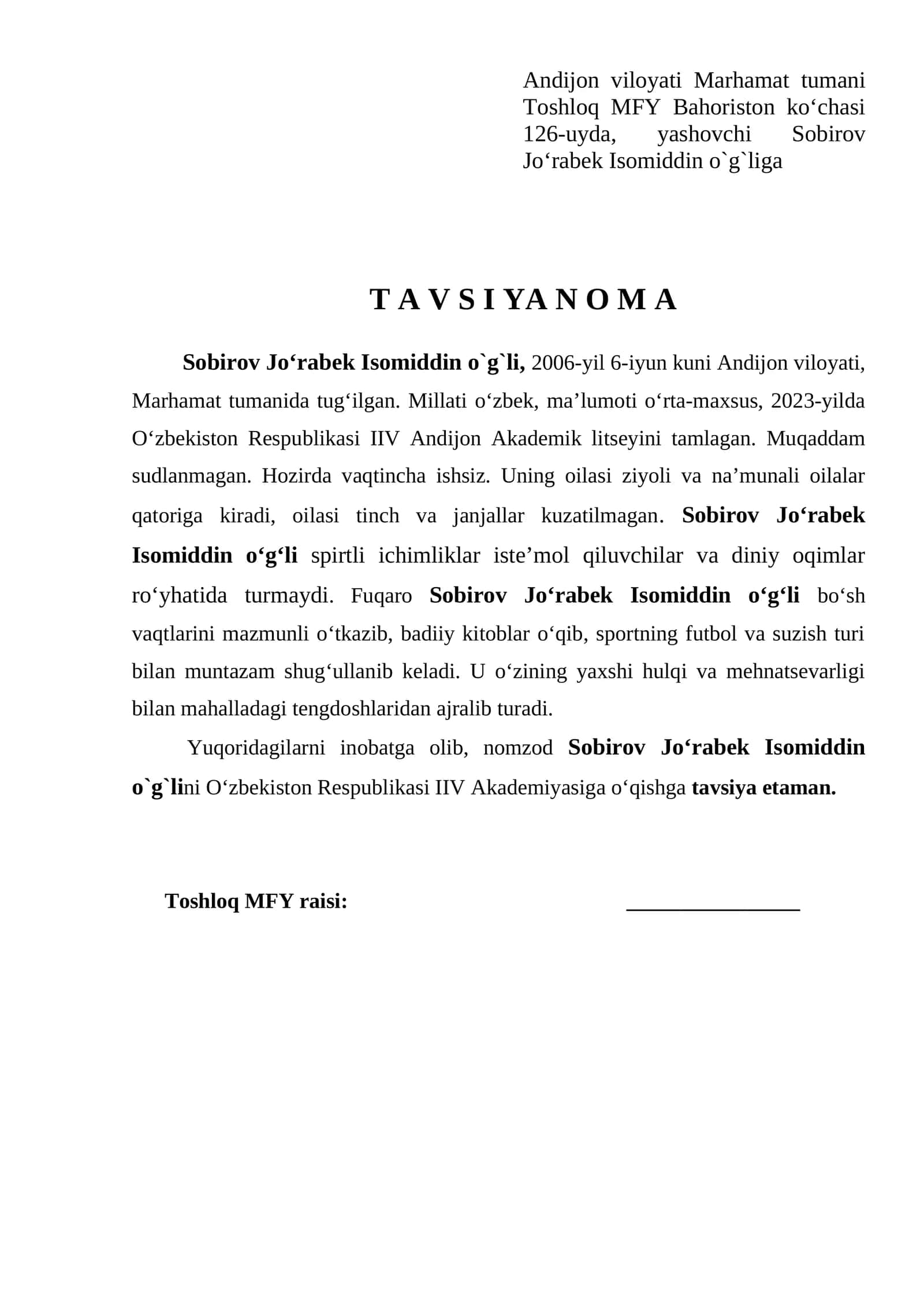 T A V S I YA N O M A 1