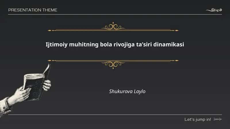 Ijtimoiy muhitning bola rivojiga taʼsiri dinamikasi 1