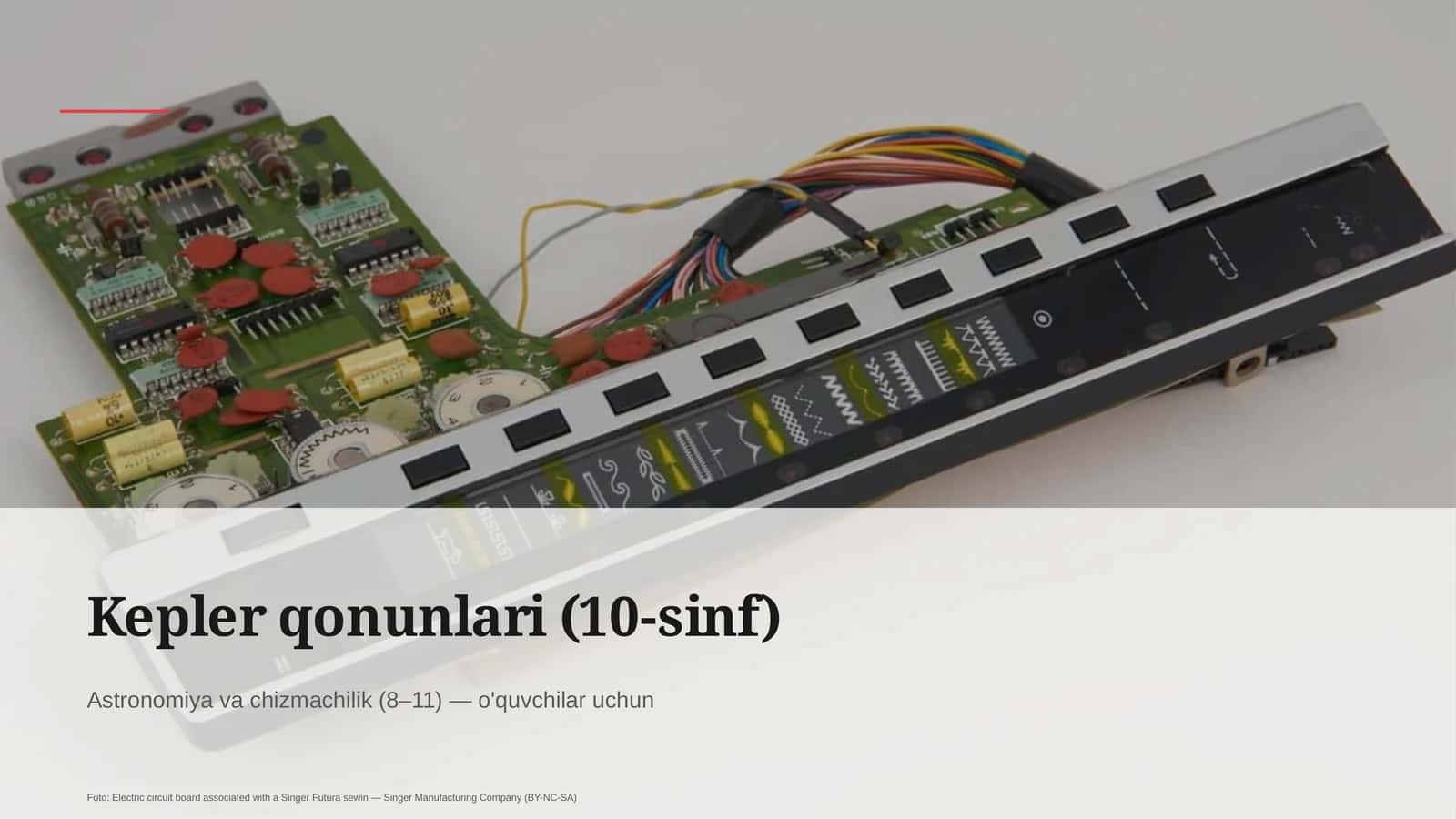 Kepler qonunlari (10-sinf) 1