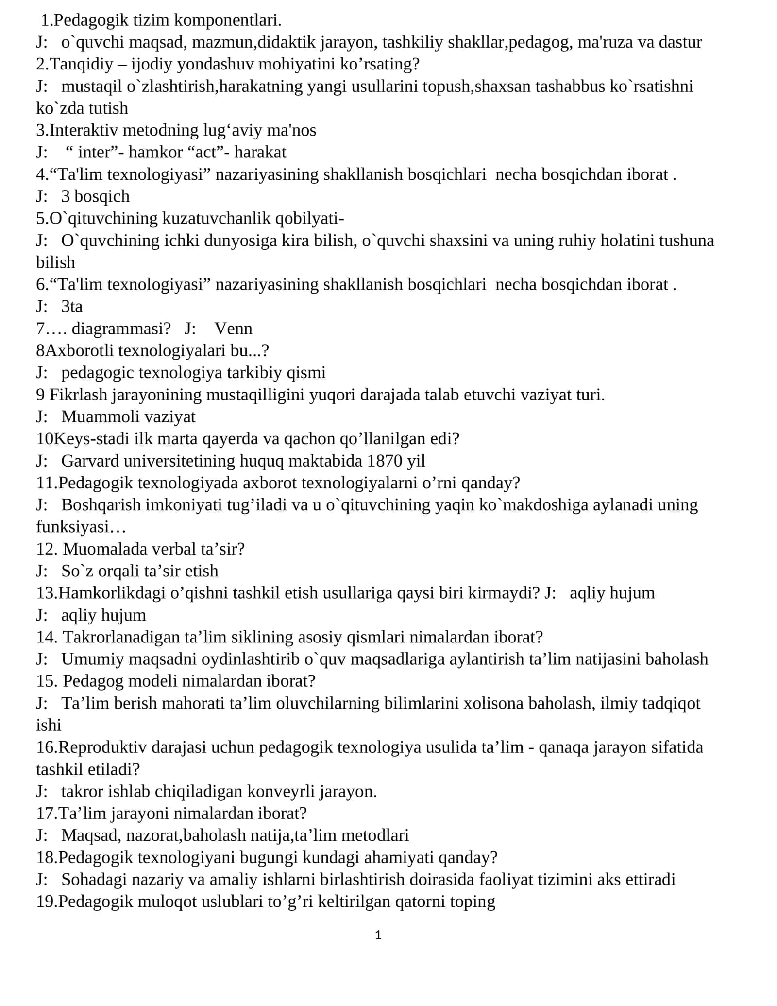 Tanqidiy – ijodiy yondashuv mohiyatini ko'rsating? 1