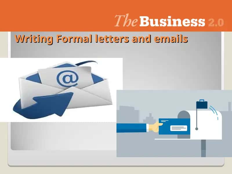 Formal letter and email writing 1
