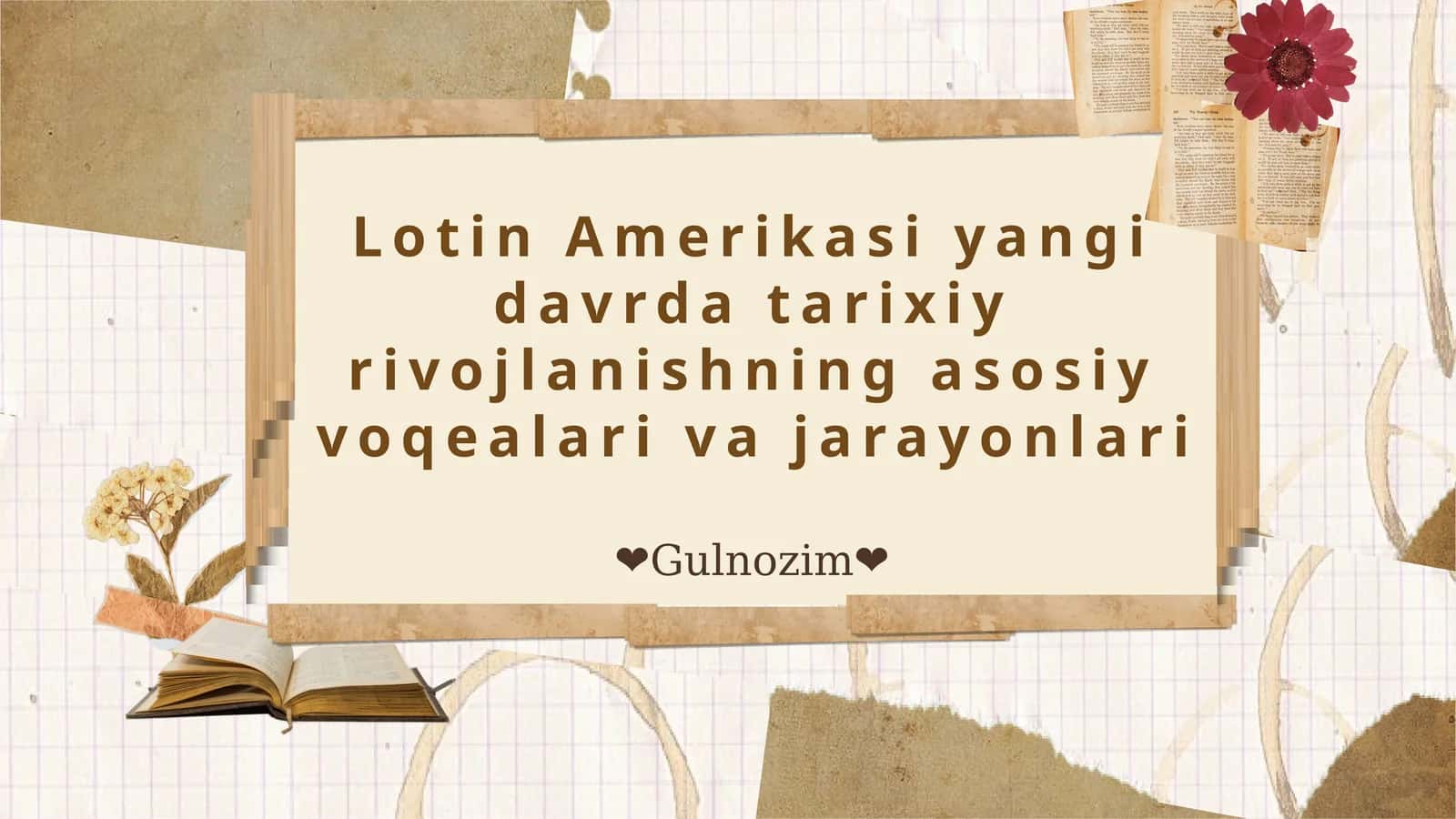 Lotin Amerikasi yangi davrda tarixiy rivojlanish 1