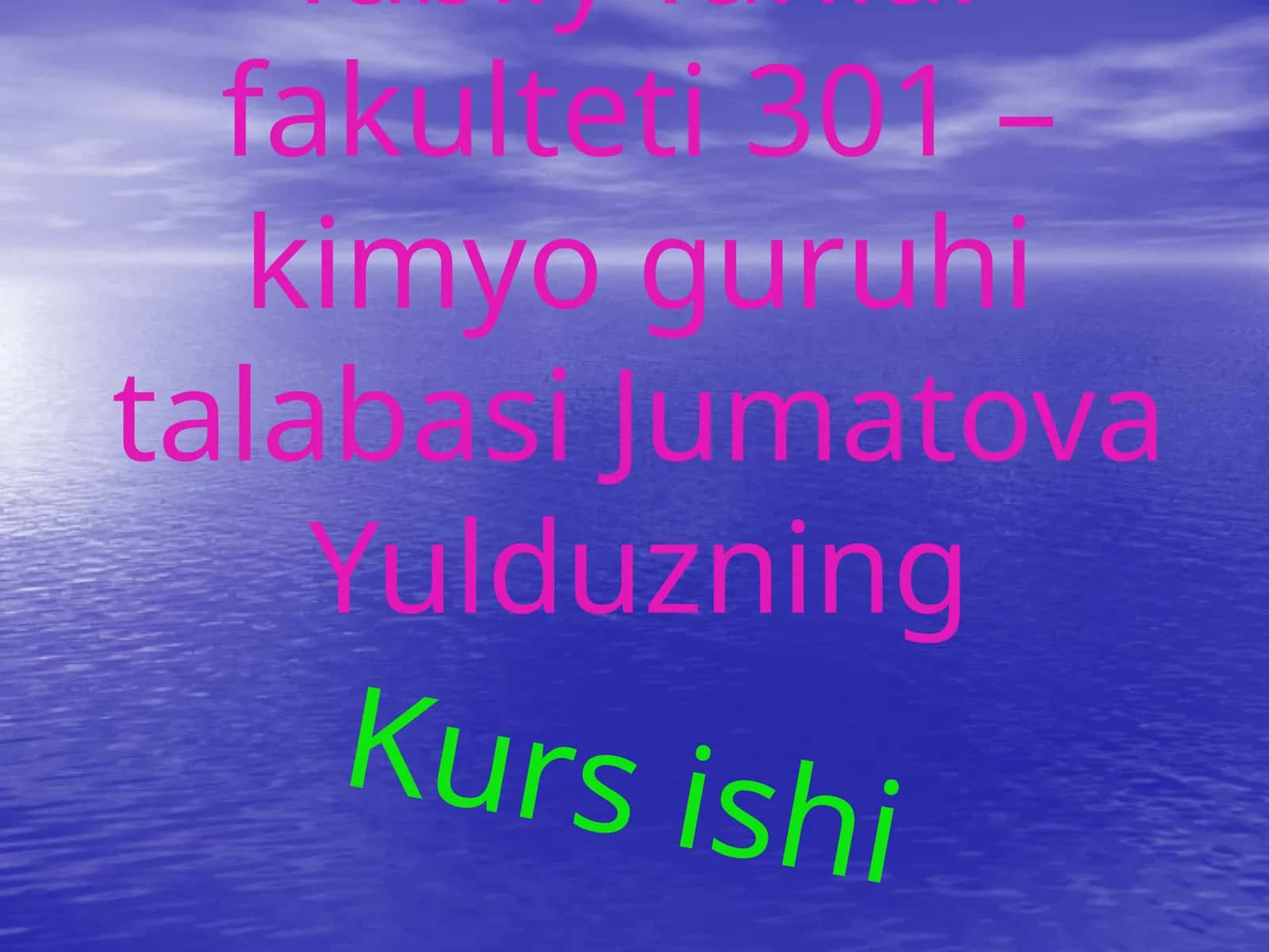 Furan vauning hosilalari 1