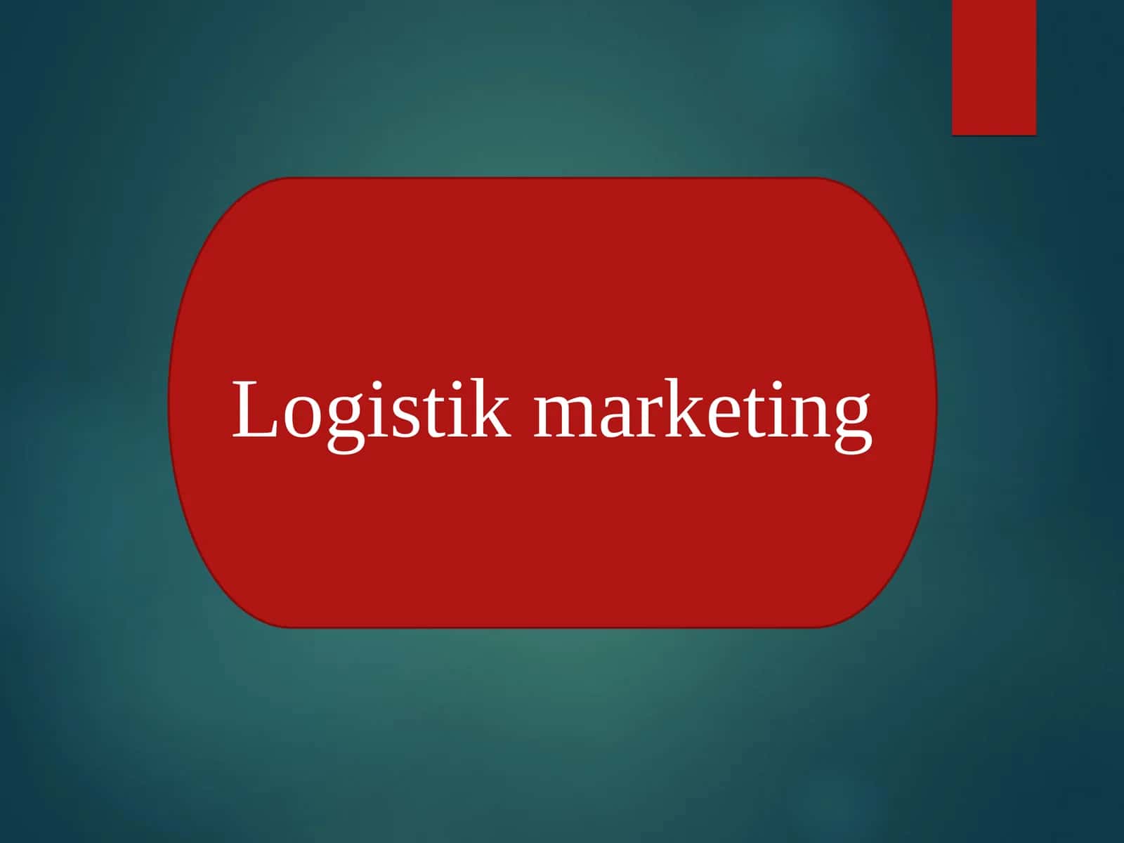 Logistik marketing 1
