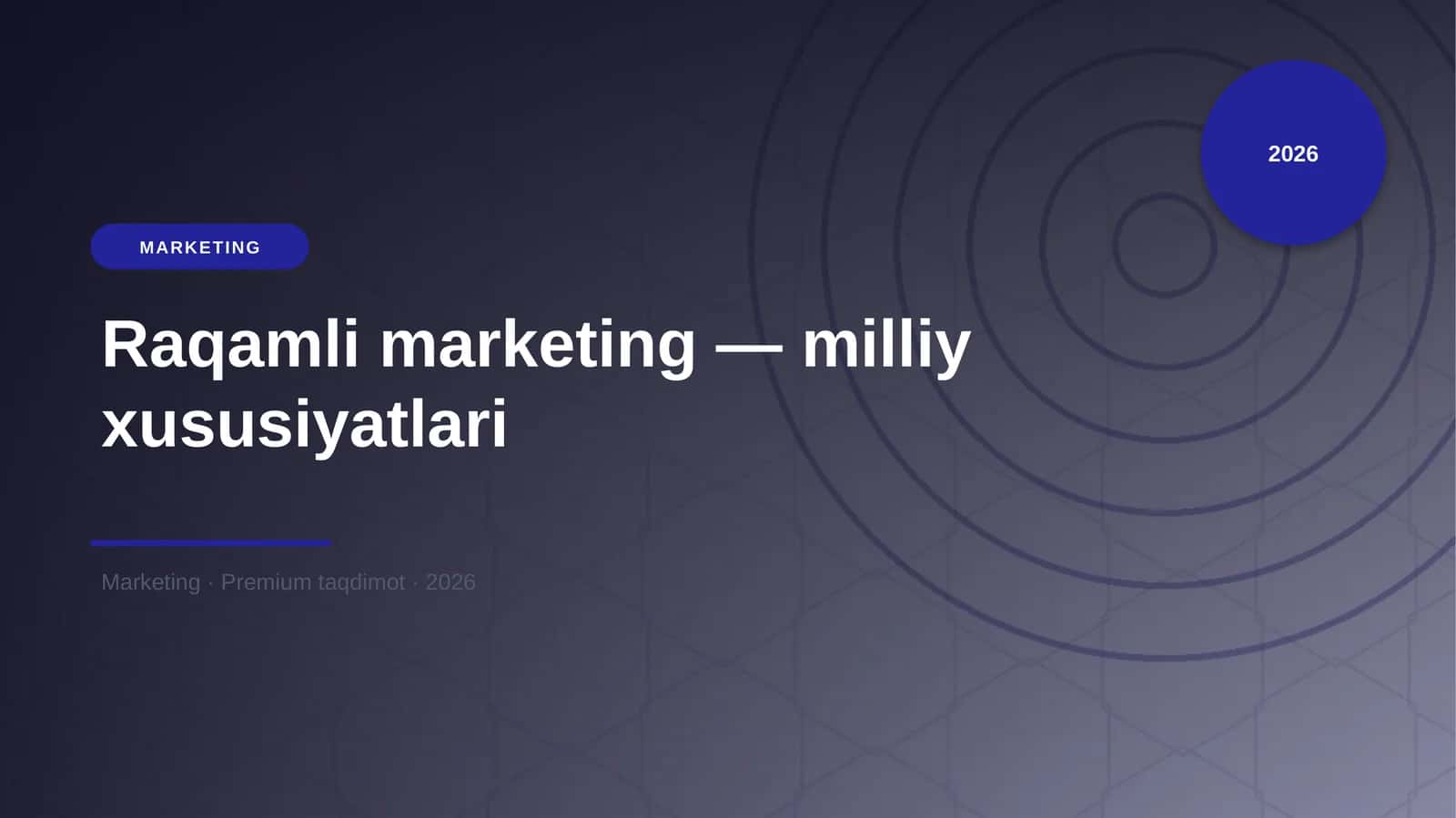 Raqamli marketing — milliy xususiyatlari 1