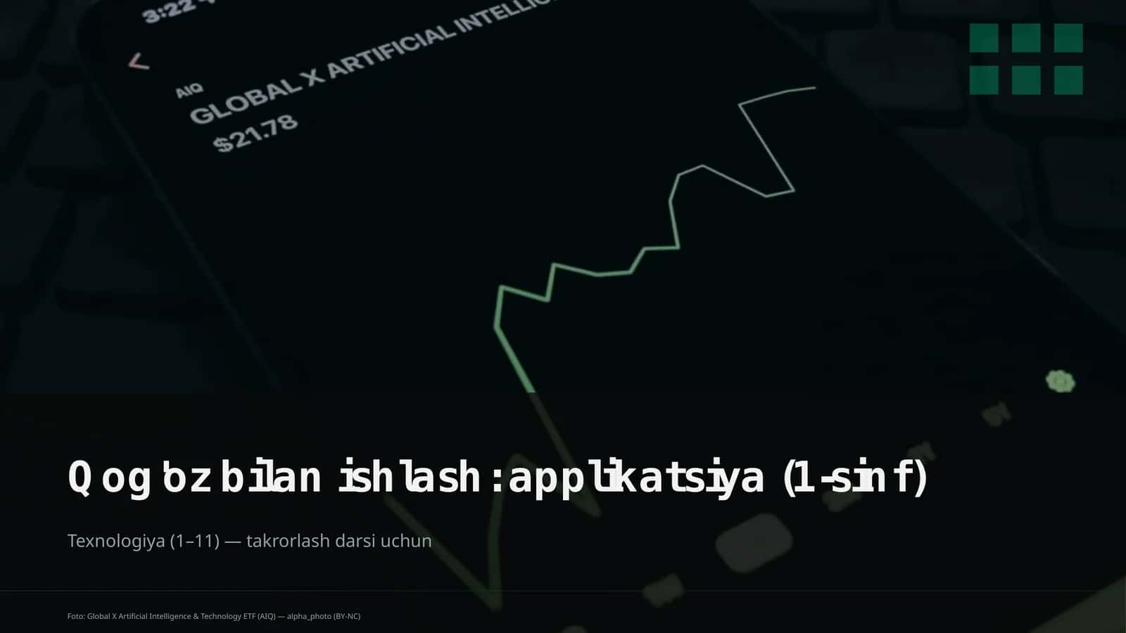 Qog'oz bilan ishlash: applikatsiya (1-sinf) 1