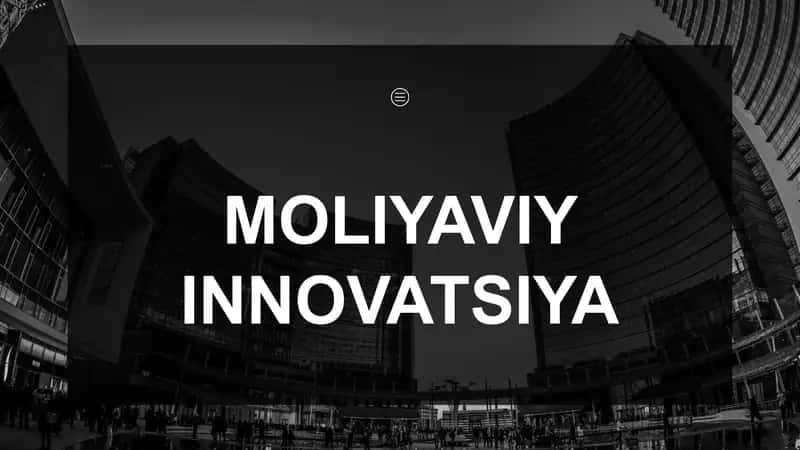 Moliyaviy innovatsiya 1
