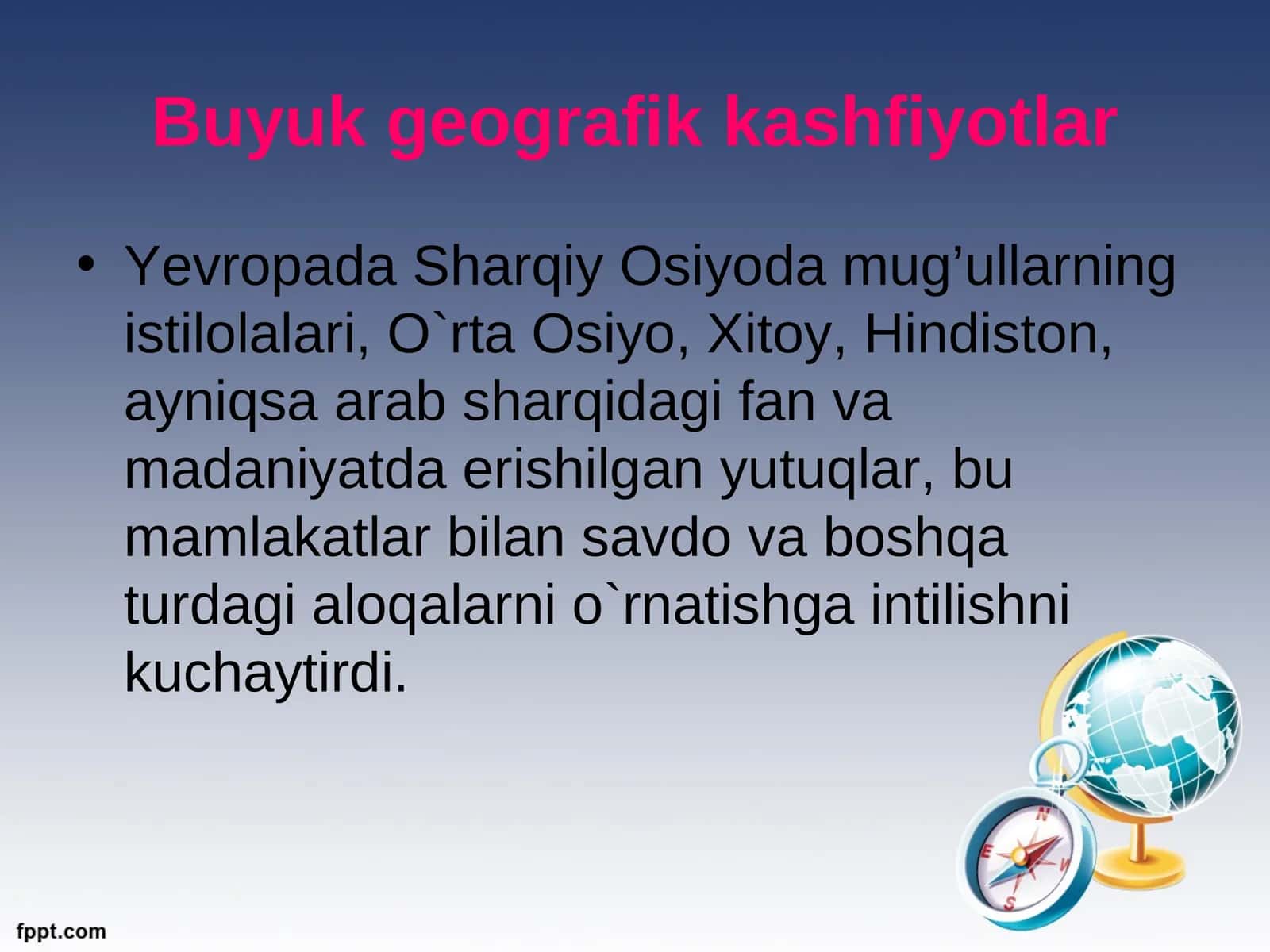 Buyuk geografik kashfiyotlar 1