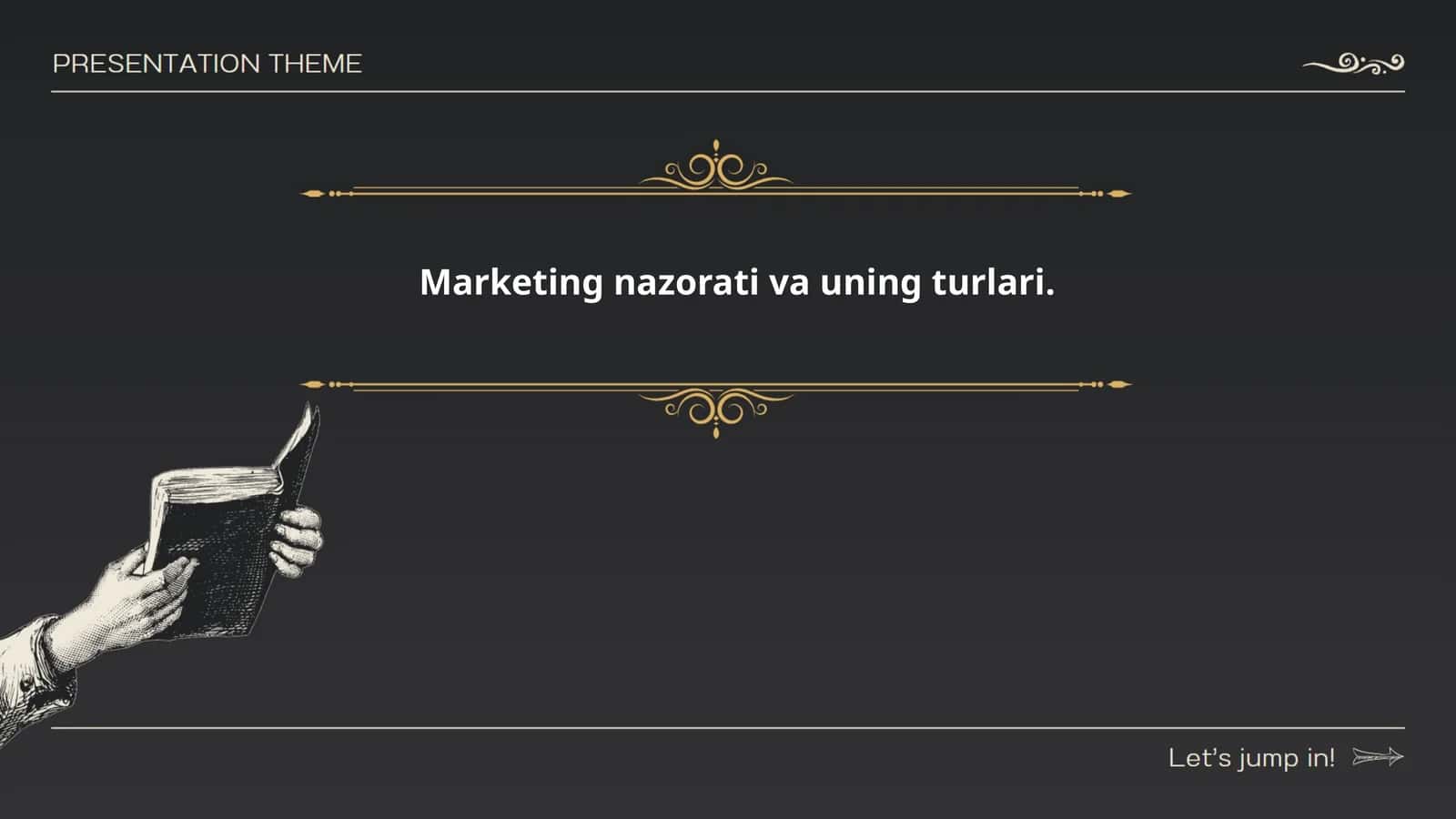 Marketing nazorati va uning turlari 1