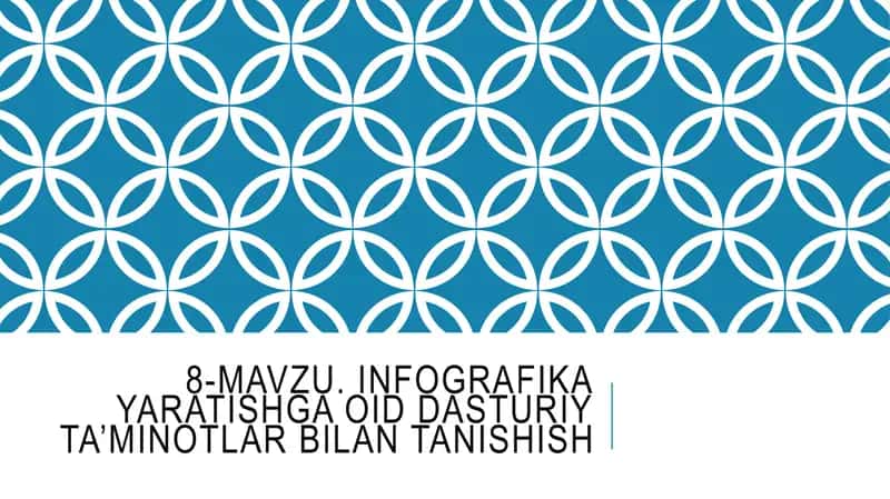 Infografika yaratishga oid dasturiy ta’minotlar 1