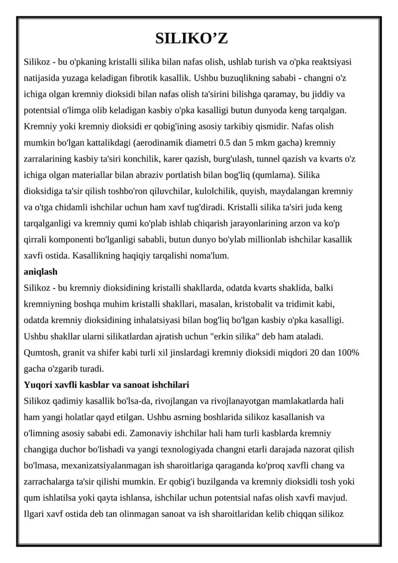 Siliko’z 1