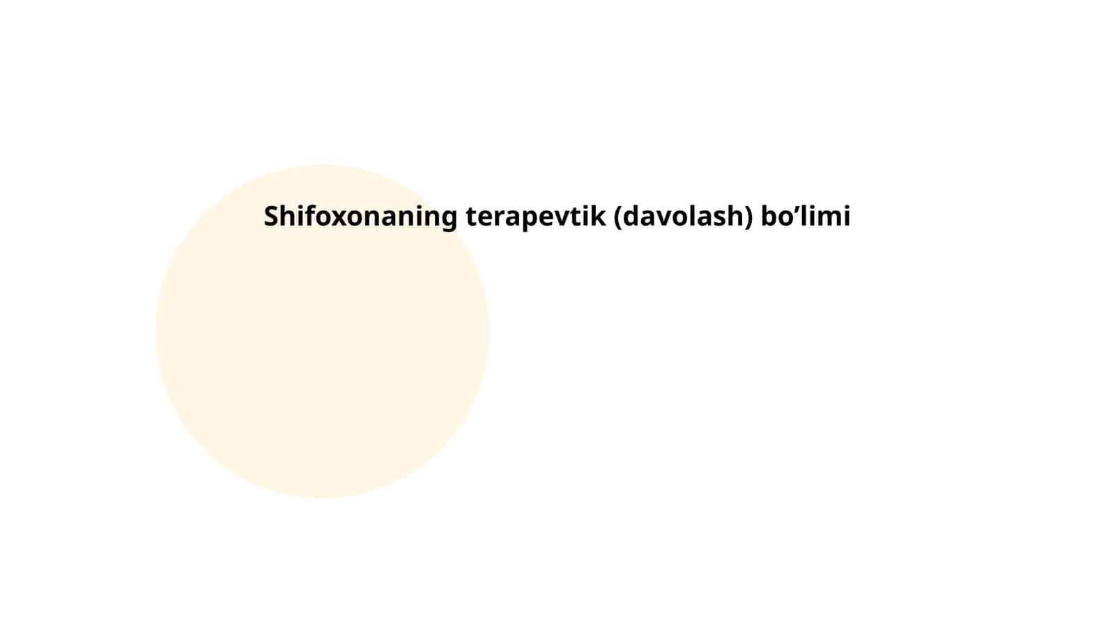 Terapevtik bo'lim 1