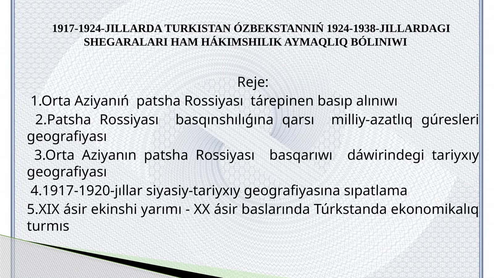 Orta Aziya xanlıqları 1