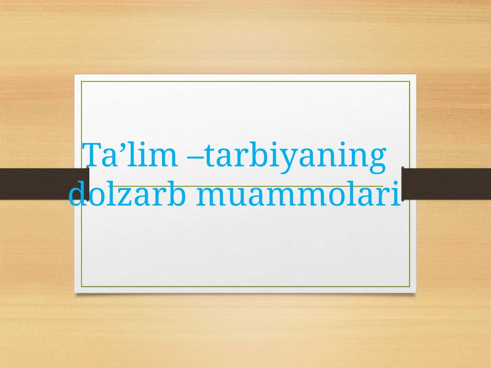 SINF RAHBARINING OILA VA JAMOATCHILIK BILAN OLIB BORADIGAN ISHLARI 1