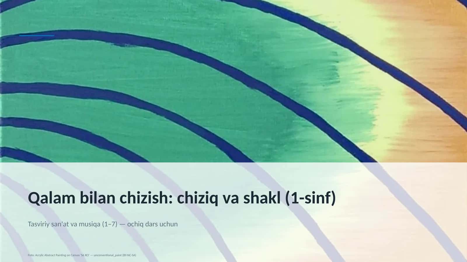 Tasviriy san'at va musiqa (1–7) 1
