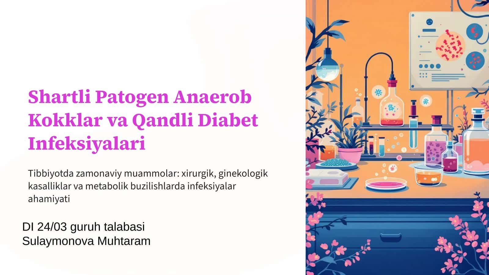 Shartli Patogen Anaerob Kokklar va Qandli Diabet Infeksiyalari 1